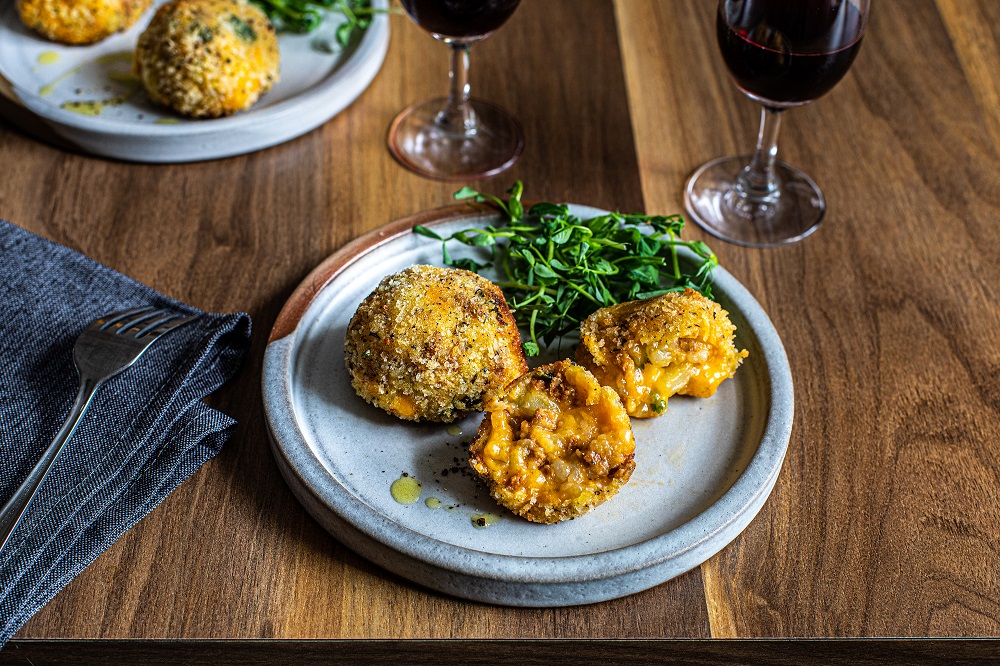 Chorizo and cheddar croquetas 