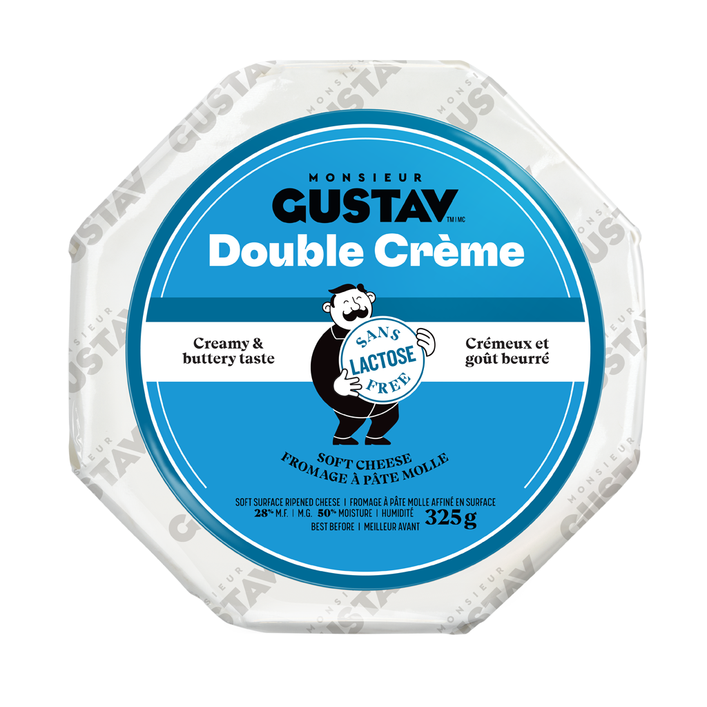 Monsieur Gustav Double Crème Croûte Fleurie 4x325g