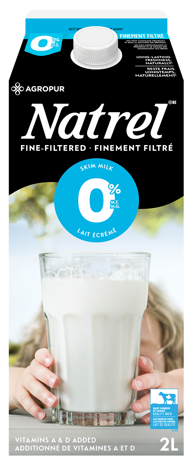 2L NATREL LAIT FINEMENT FILTRÉ 0%