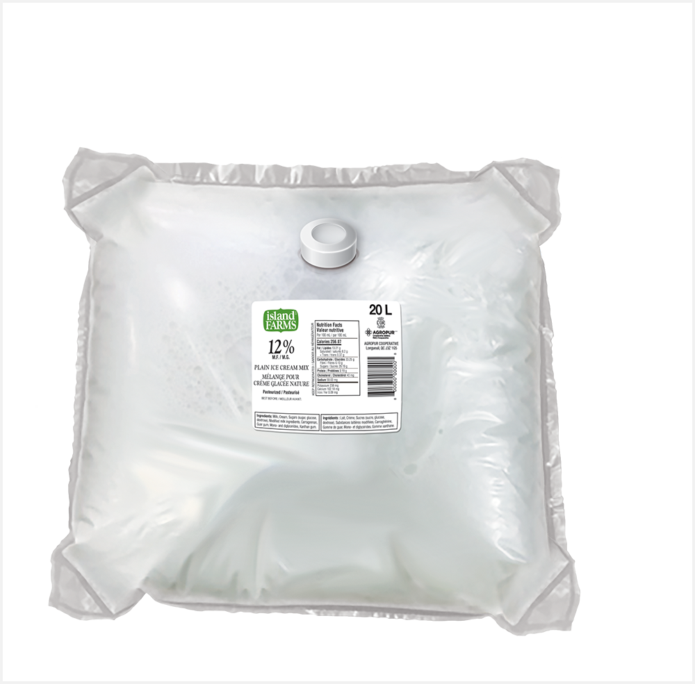 20L ISLAND FARMS ICE CREAM MIX PLAIN