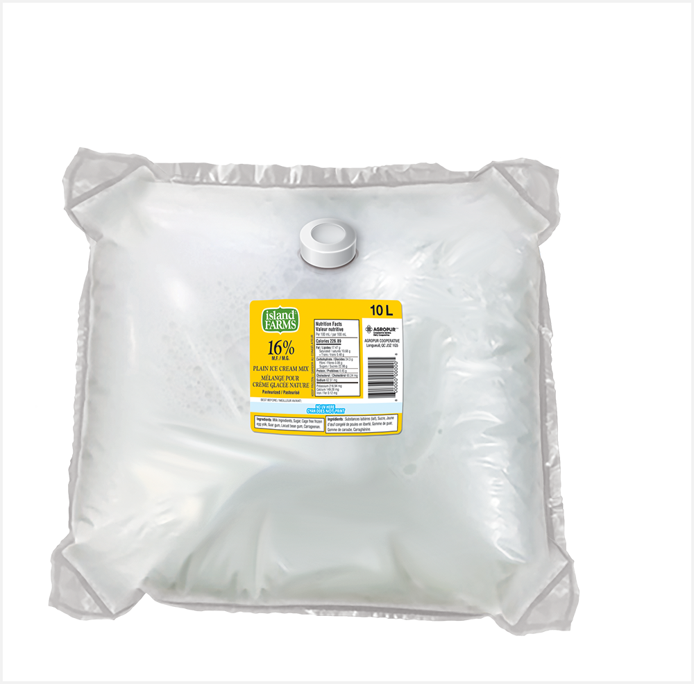 10L ISLAND FARMS ICE CREAM MIX PLAIN