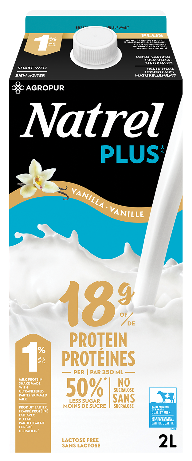 2L NATREL PLUS VANILLA MILK 1%